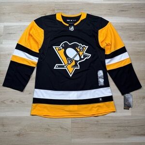 Adidas NHL Pittsburgh Penguins Authentic Home Jersey - Men's Size 46 (Small)
